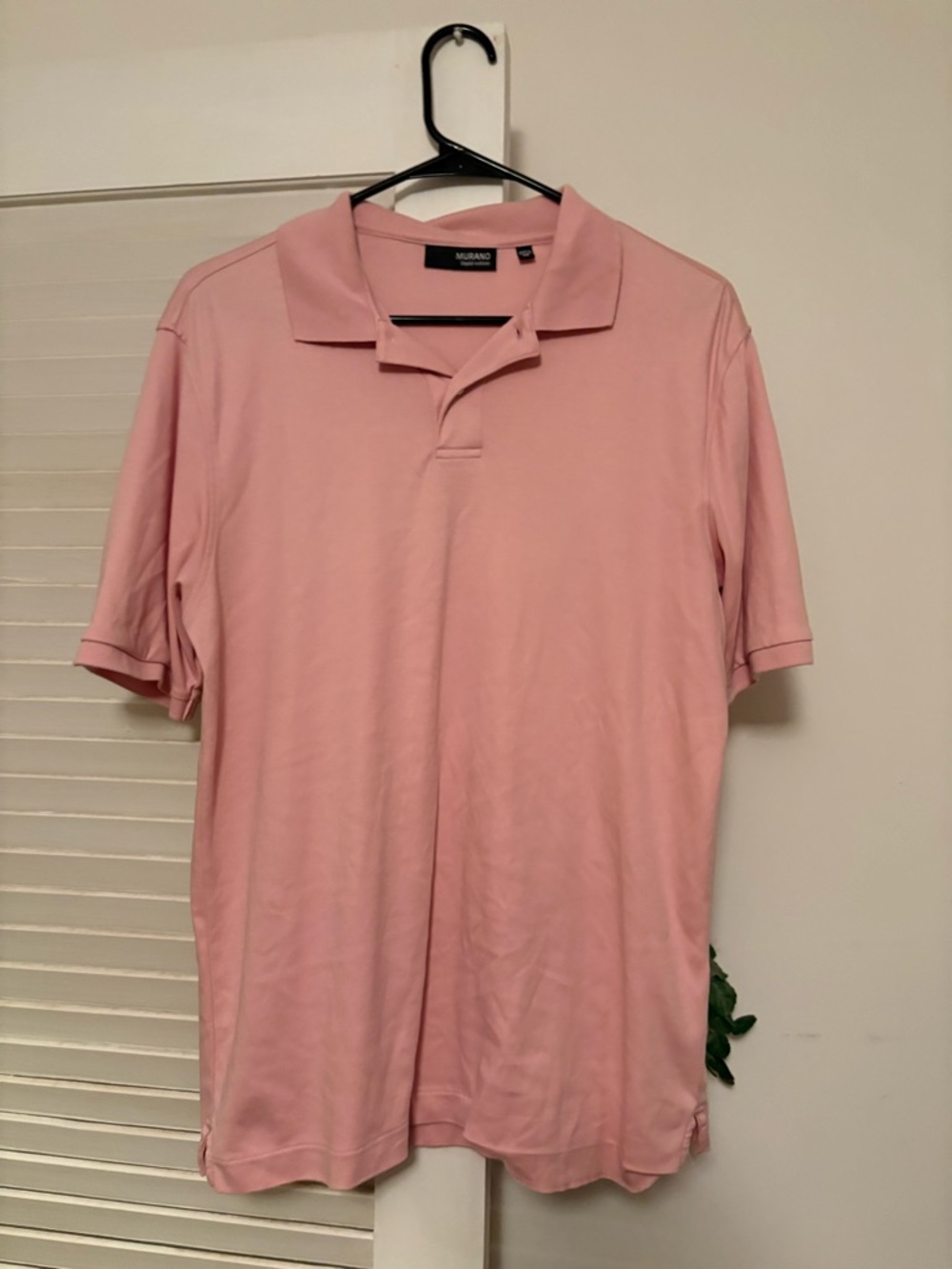 Murano Men's Light Pink Polo Shirt